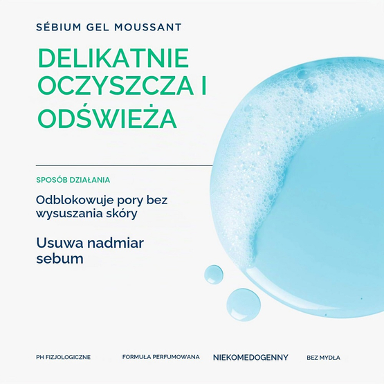 Bioderma Sébium Gel Moussant antybakteryjny żel oczyszczający 200ml