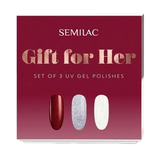 Semilac Gift for Her - Zestaw lakierów hybrydowych 