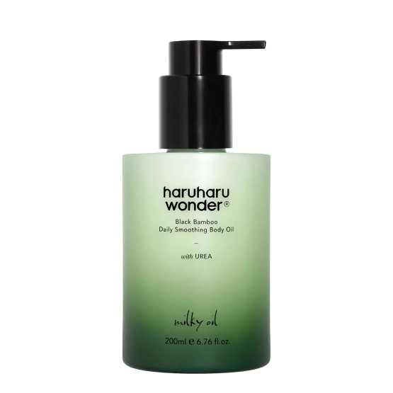 Haruharu Wonder Black Bamboo Daily Soothing Body Oil - lekki mleczny olejek do ciała o działaniu kojącym 200ml