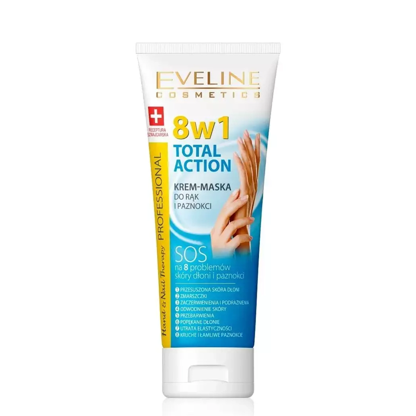 Eveline Cosmetics Hand&Nail Therapy Total Action 8w1 krem-maska do rąk i paznokci 75ml
