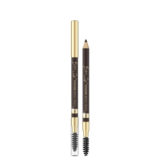 Eveline Cosmetics Pudrowa kredka do brwi BROW&GO 03