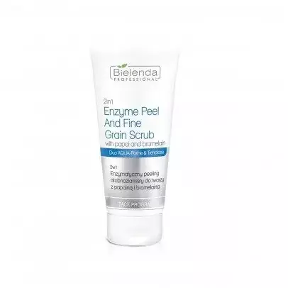 Bielenda Professional 2w1 Enzymatyczny peeling drobnoziarnisty do twarzy z papainą i bromelainą 150 g