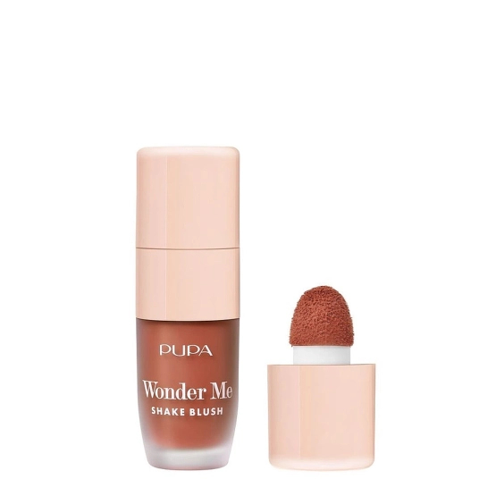 Pupa Milano Wonder Me Shake Blush Róż do policzków w płynie 005 Tequila Sunrise 5,5 ml