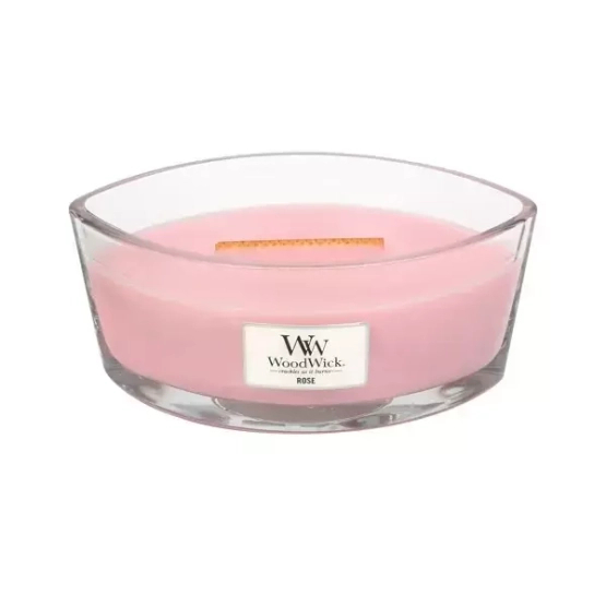 WoodWick Świeca Heartwick Rose