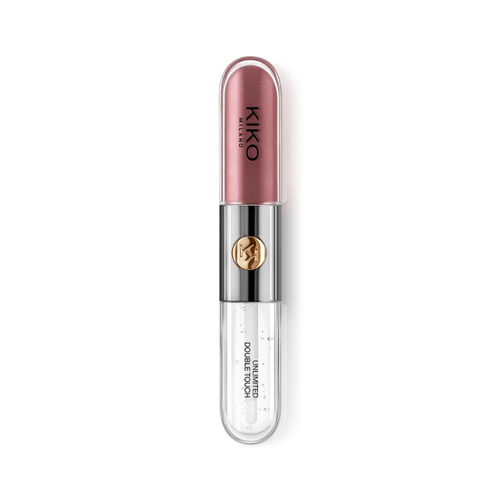 KIKO Milano Unlimited Double Touch dwuetapowa płynna pomadka do ust 121 Dark Rosy Chestnut 6ml