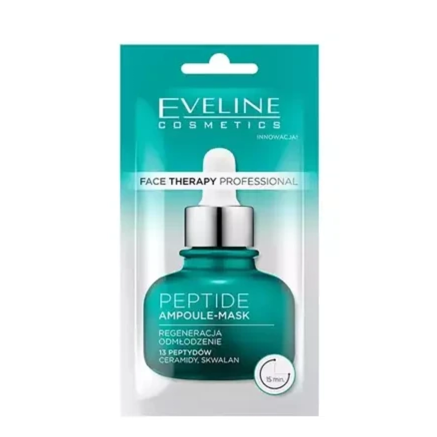 Eveline Cosmetics FACE THERAPY PROFESSIONAL Ampoule mask Peptide Maseczka regenerująca i odmładzająca 8ml