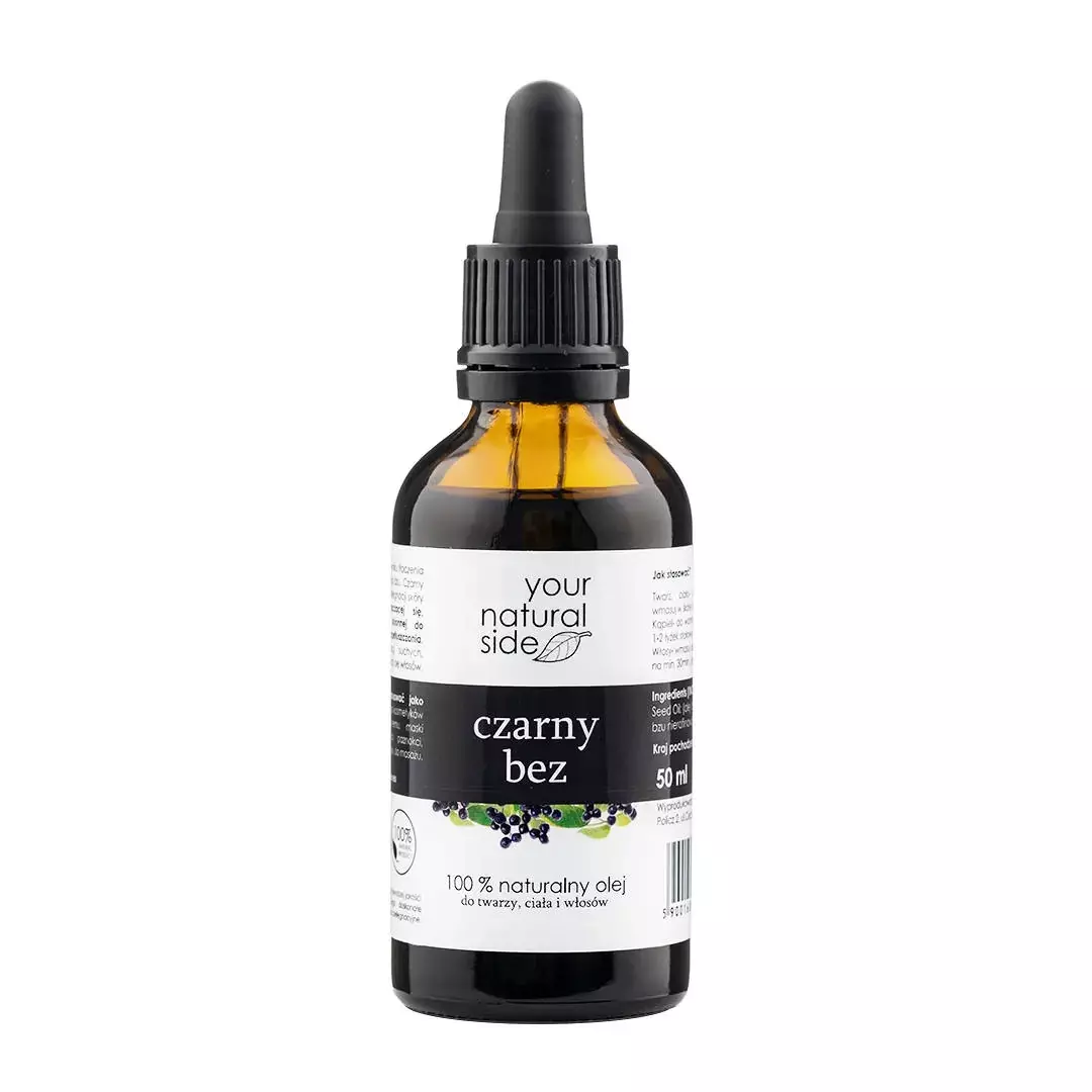 Your Natural Side Olej Nierafinowany Z PESTEK CZARNEGO BZU 50ml