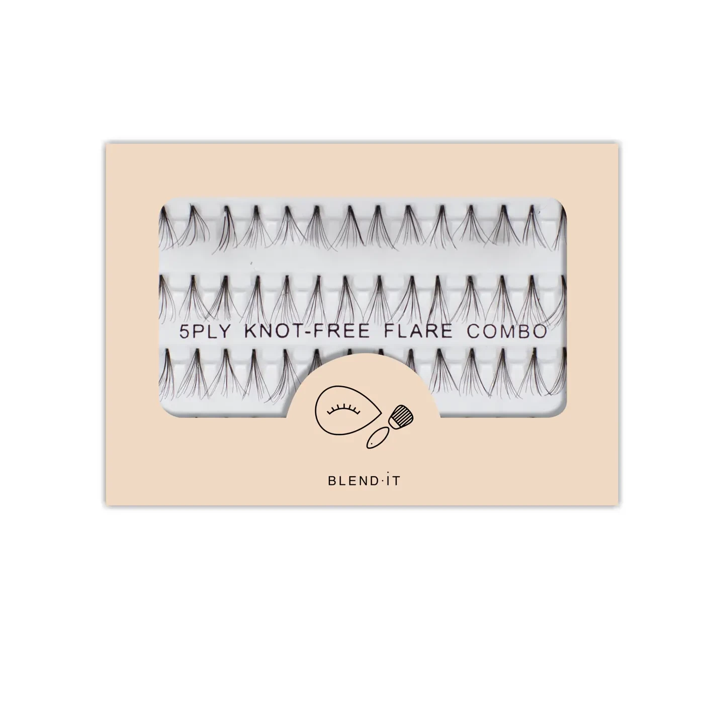 BLEND IT Kępki rzęs Combo Knot-Free 56 szt