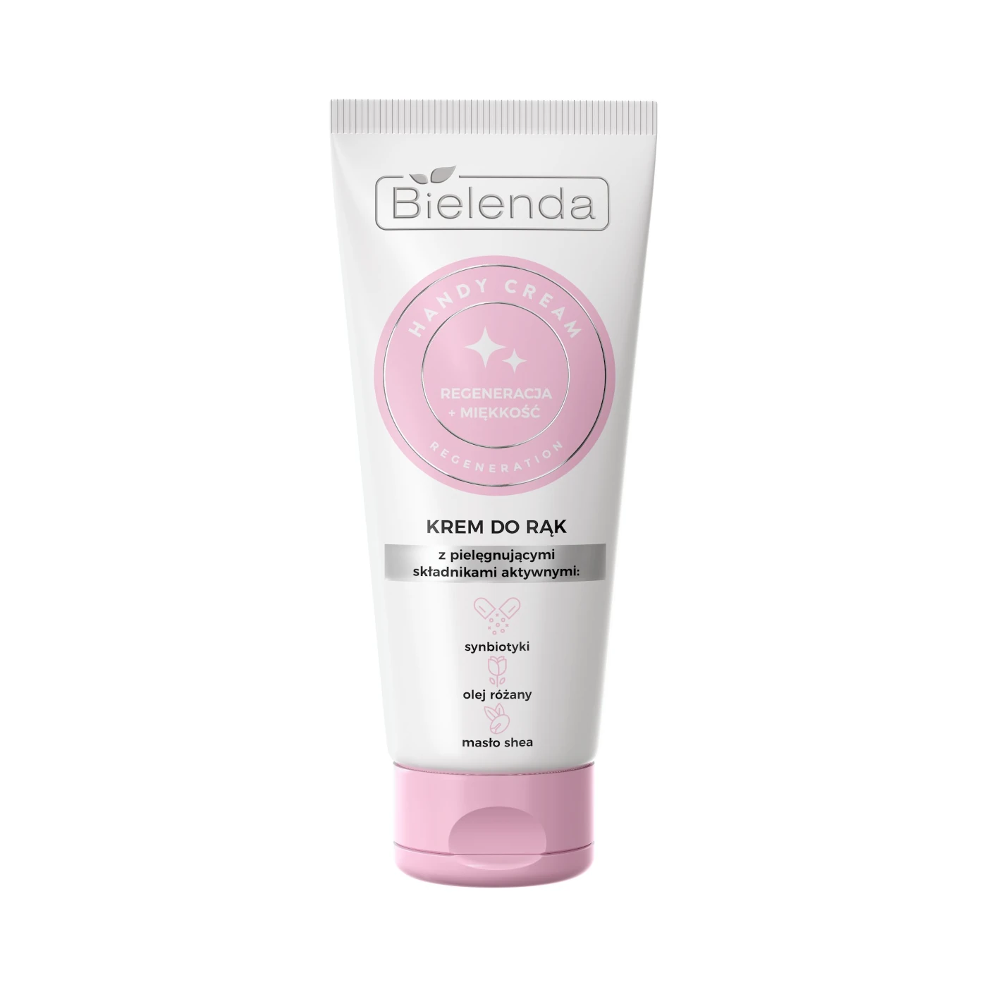 Bielenda HANDY CREAM Krem do rąk REGENERUJĄCY z synbiotykami, olejem różanym i masłem shea 50ml