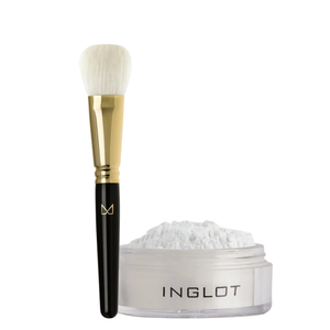 M Brush x Inglot Zestaw do makijażu twarzy - Puder i pędzel