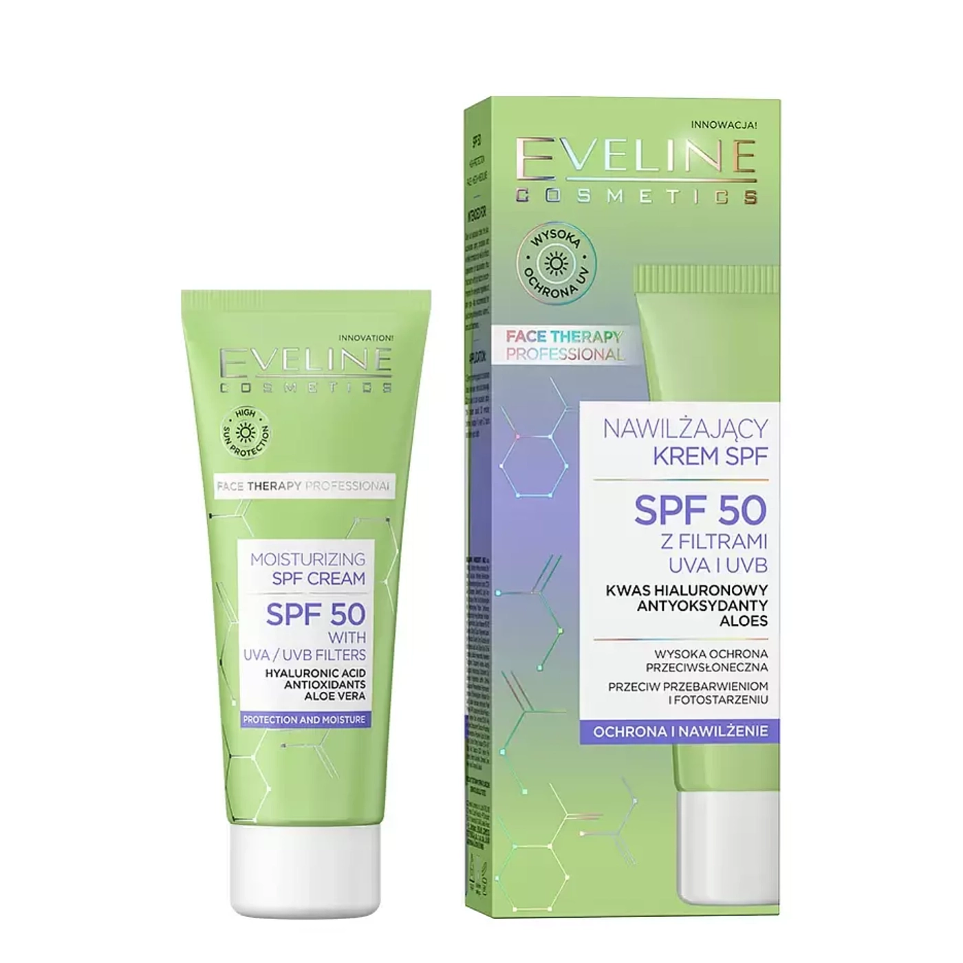 Eveline Cosmetics Face therapy professional Nawilżający krem SPF 50