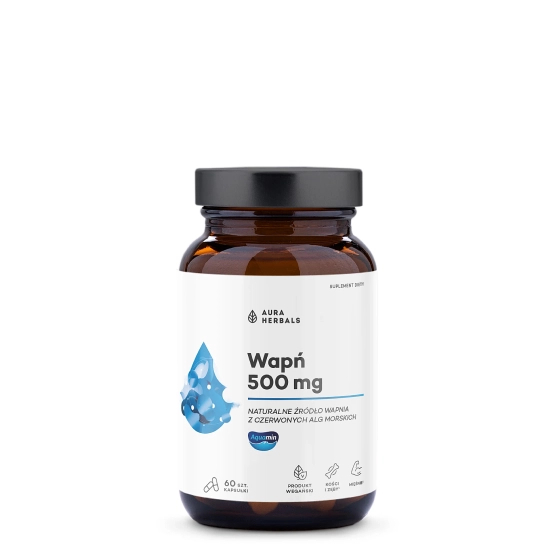 Aura Herbals Aquamin Wapń 500 mg kapsułki 60 szt.
