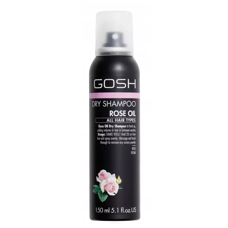 GOSH Rose Oil - Suchy szampon z olejkiem różanym 150ml