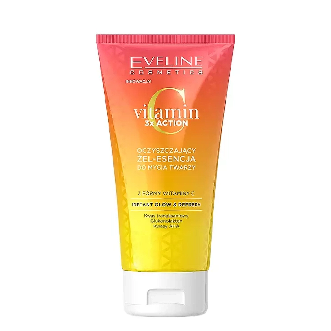 Eveline Cosmetics VITAMIN C 3X ACTION Oczyszczający żel-esencja do mycia twarzy 150ml