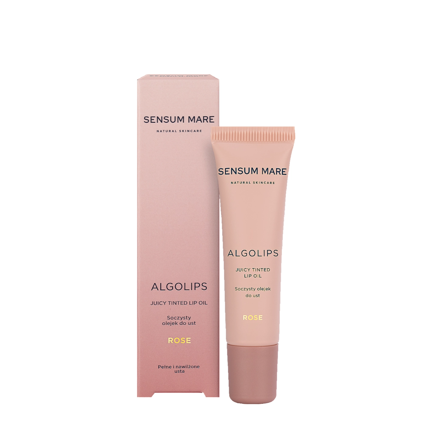Sensum Mare ALGOLIPS JUICY TINTED LIP OIL Soczysty olejek do ust ROSE 