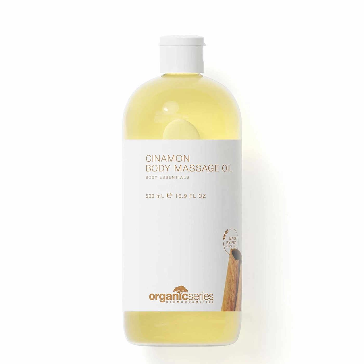 Organic Series Body Massage Oil CINNAMON - Olej do masażu ciała cynamonowy 500ml