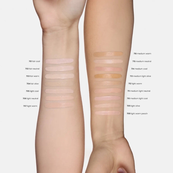 Inglot Long-Lasting Velvet - Podkład i korektor do twarzy 2w1 707