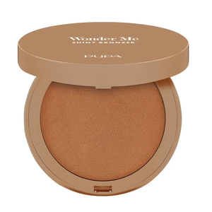 Pupa Milano Wonder Me Shiny Bronzer wypiekany bronzer rozświetlający 004 Dark Warm 6g