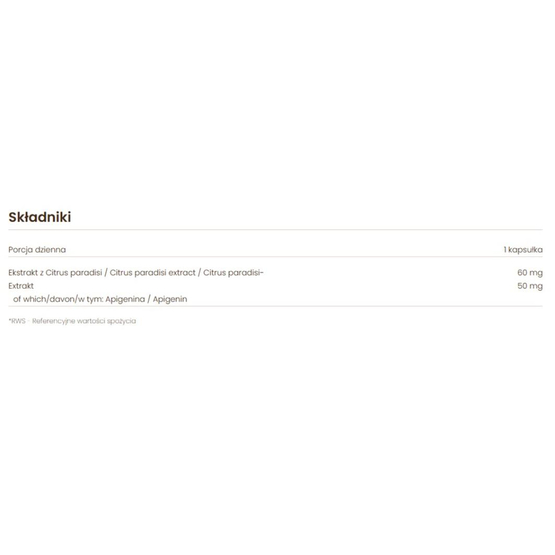 Doctor Life Apigenin 50mg suplement diety 90 kapsułek