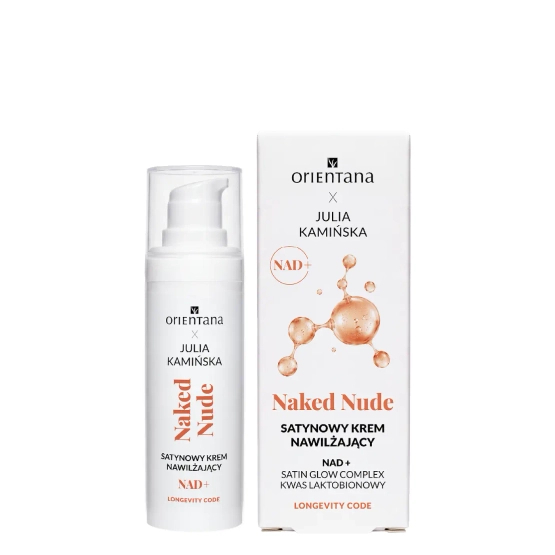 Orientana x Julia Kamińska LONGEVITY CODE Naked Nude Satynowy krem nawilżający 30ml