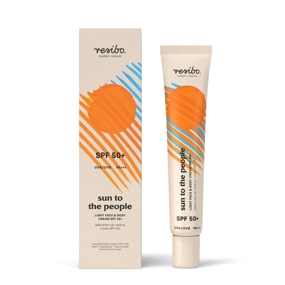 Resibo Sun to the People SPF 50+ Lekki krem do twarzy i ciała 50ml