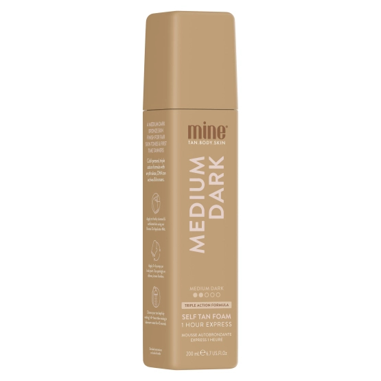 MineTan Medium Dark - Pianka Samoopalająca 200ml