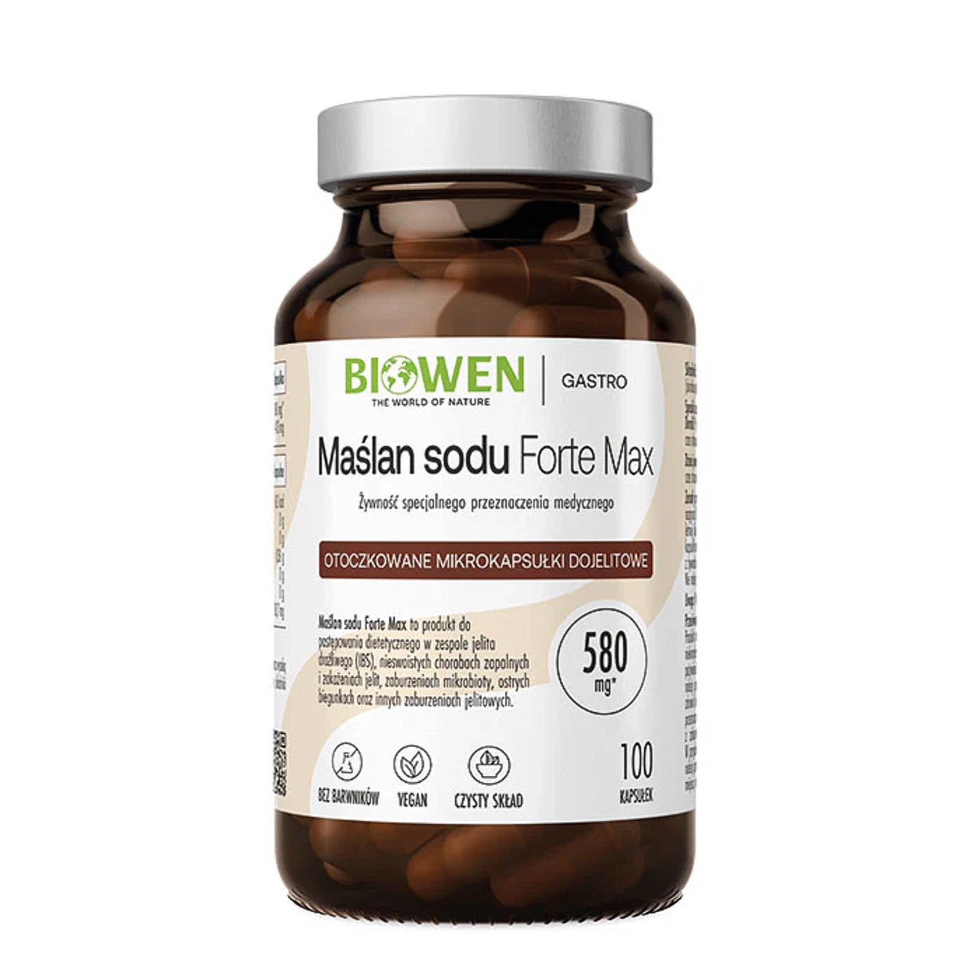 BIOWEN Maślan sodu Forte Max 100 kapsułek