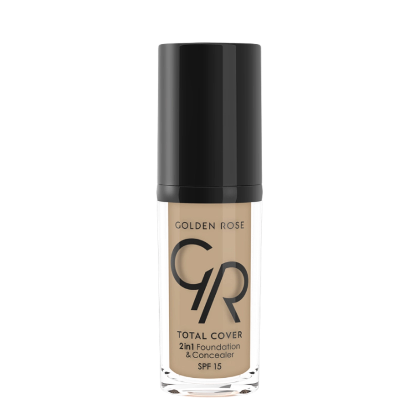Golden Rose Total Cover 2 in 1 Foundation & Concealer - Kryjący podkład i korektor 2 w 1 - 06