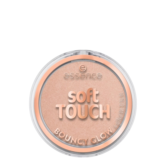 essence soft TOUCH BOUNCY GLOW 20 glazed dew Rozświetlacz do twarzy 4 g