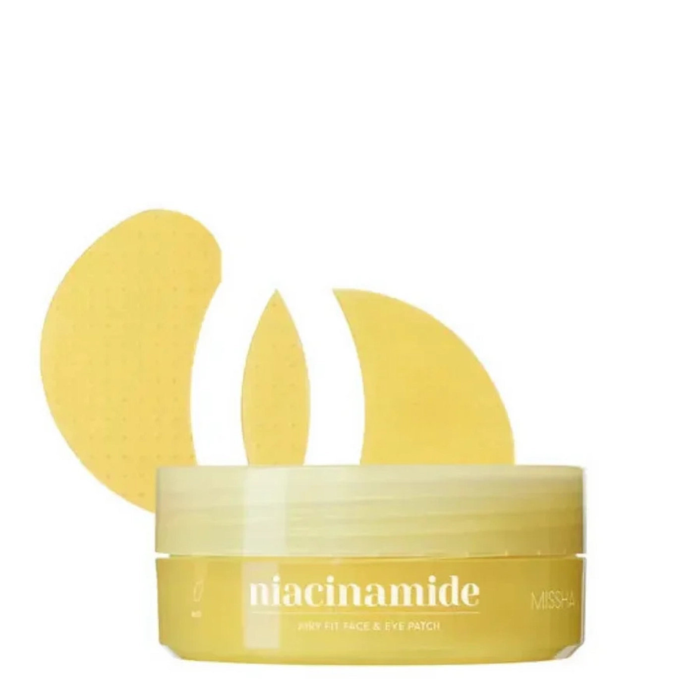 Missha Airy Fit Niacinamide Brightening Face&Eye Patch Płatki na twarz i pod oczy z niacynamidem 60 szt.