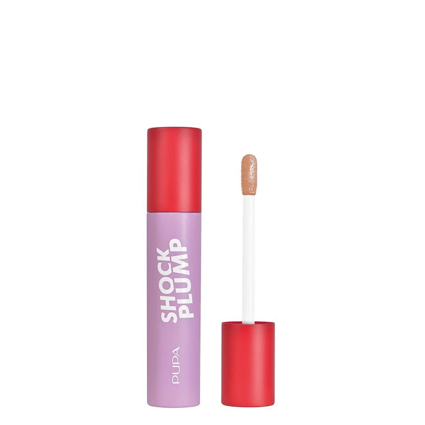Pupa Milano Shock Plump Instant Volume Lip Gloss + pH Reactive - Błyszczyk natychmiastowo zwiększający objętość ust i reagujący na pH Scandal Nude 5 ml