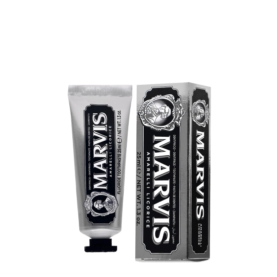 Marvis Amarelli Licorice Mint - pasta do zębów lukrecja i mięta MINI 25 ml