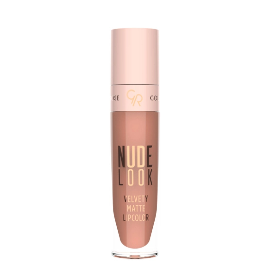 Golden Rose Velvety Matte Lipcolor - Nude Look Matowa pomadka do ust w płynie 01