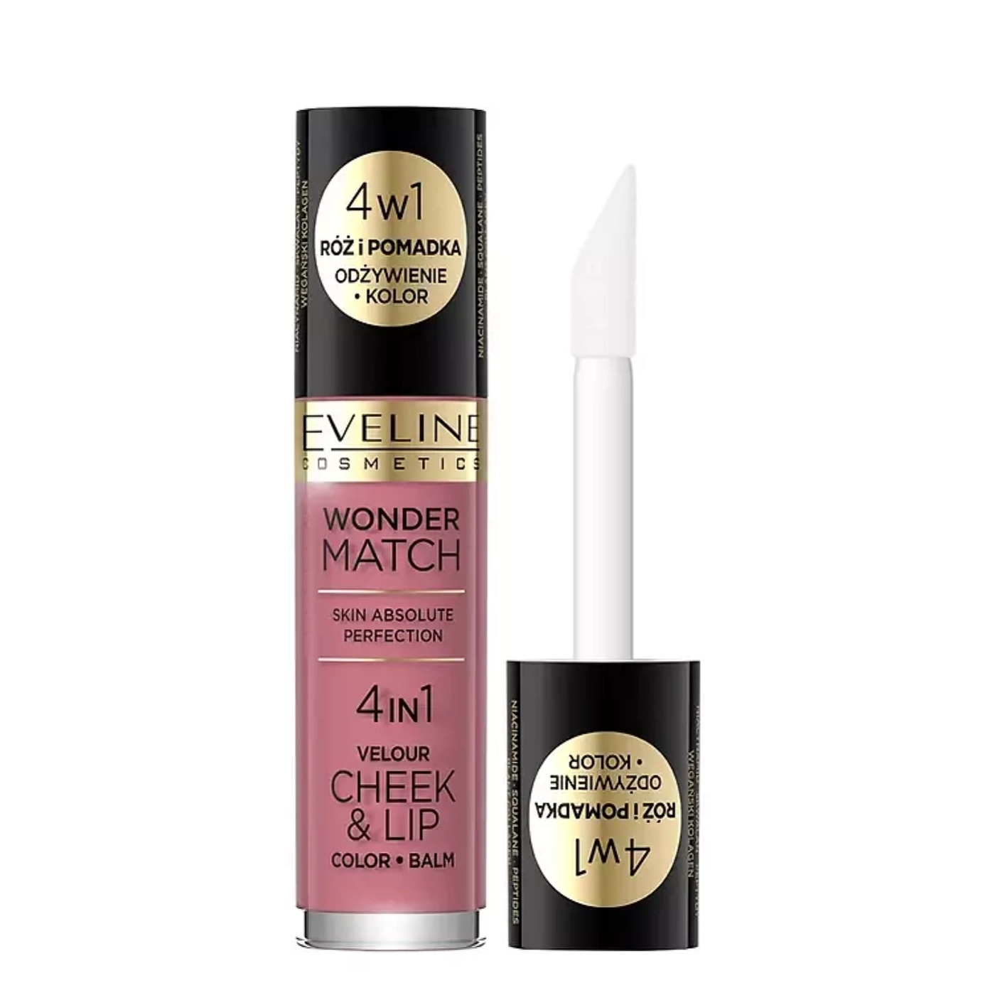 Eveline Cosmetics Wonder Match Velour Cheek&Lip Róż i pomadka w płynie 04