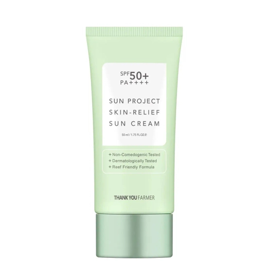 THANK YOU FARMER Sun Project Relief SPF50 Ochronny krem do twarzy SPF50+ 50 ml