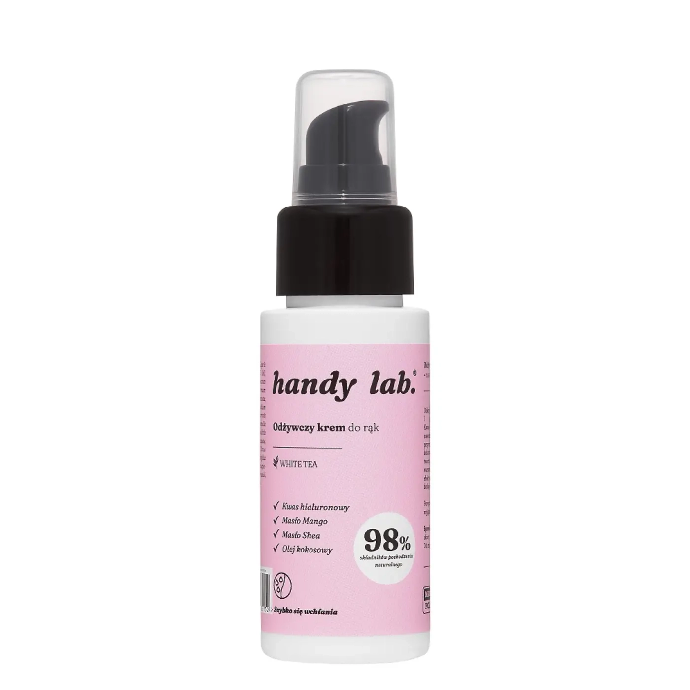 HANDY LAB Odżywczy krem do rąk White Tea 50ml