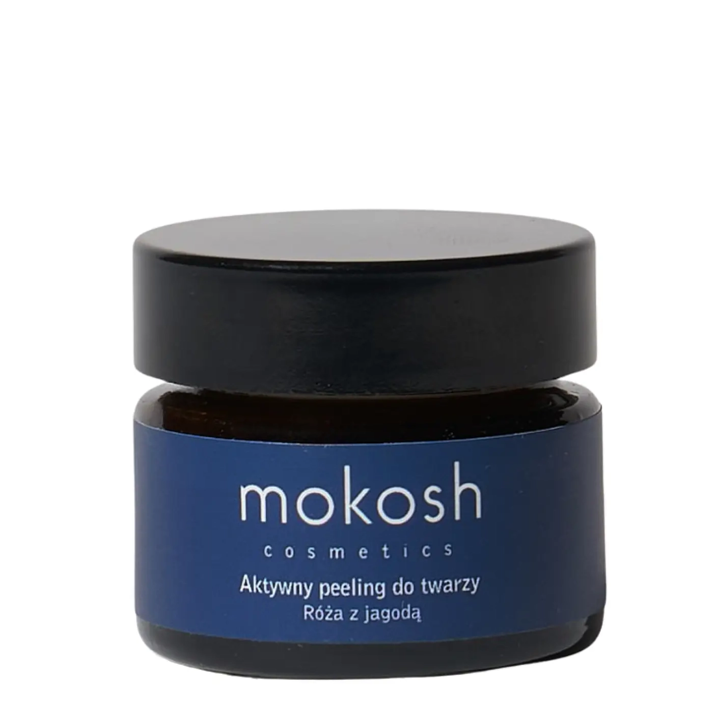 Mokosh Aktywny peeling do twarzy róża z jagodą MINI 15ml
