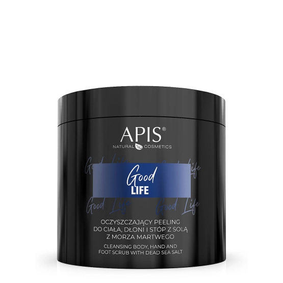 Apis Good Life, oczyszczający peeling do ciała, dłoni i stóp, 700g