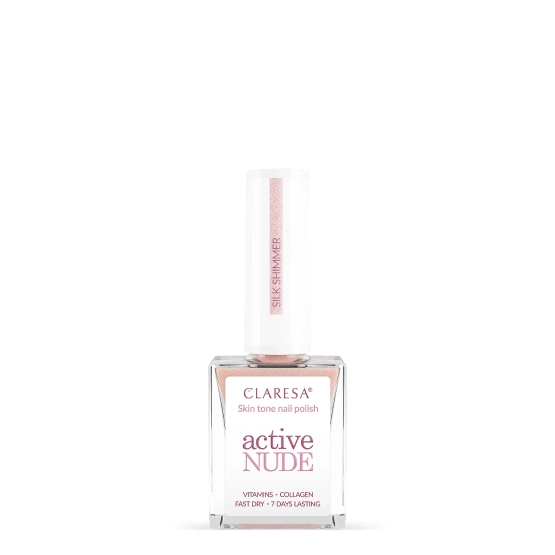 Claresa Nails Active Nude Lakier klasyczny Silk Shimmer 9,5ml