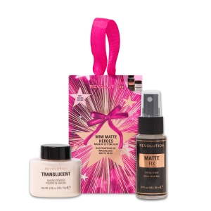 Revolution Mini Matte Hero's Makeup Setting Duo Zestaw prezentowy