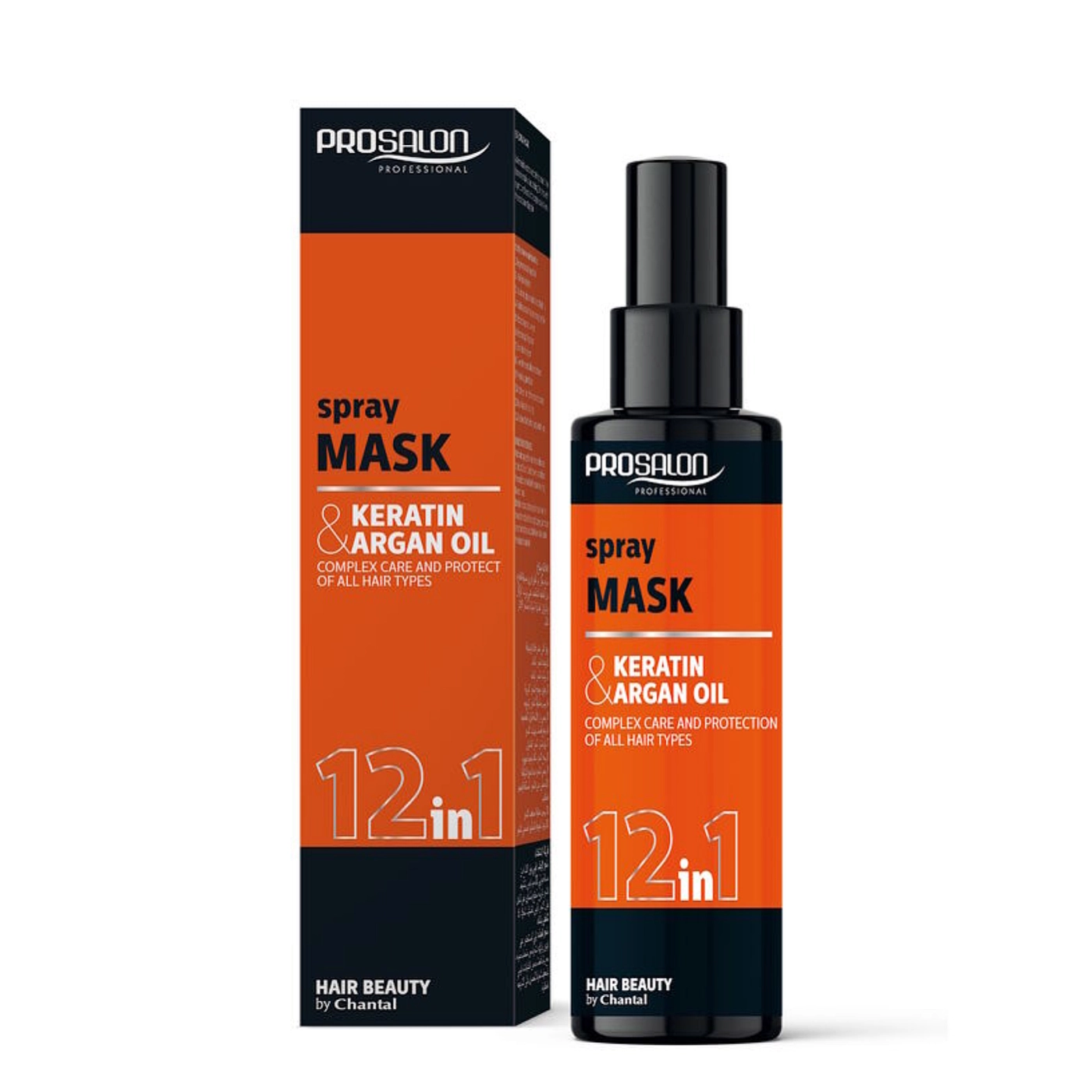 PROSALON Maska w sprayu 12w1 do włosów zniszczonych 150 g