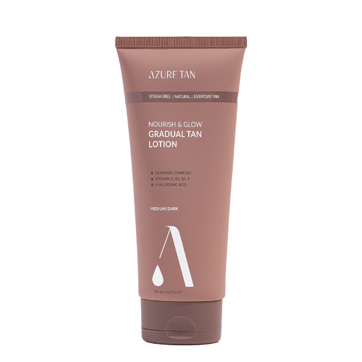 Azure Tan Nourish & Glow Gradual Tan Lotion - Medium/Dark – stopniowo opalizujący balsam do ciała 200ml
