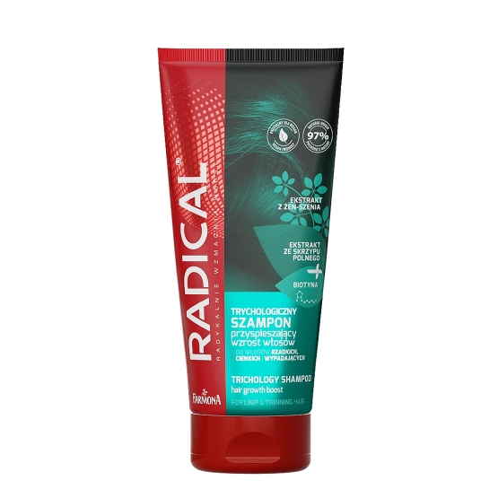 RADICAL Trychologiczny szampon przyspieszający wzrost włosów 200 ml