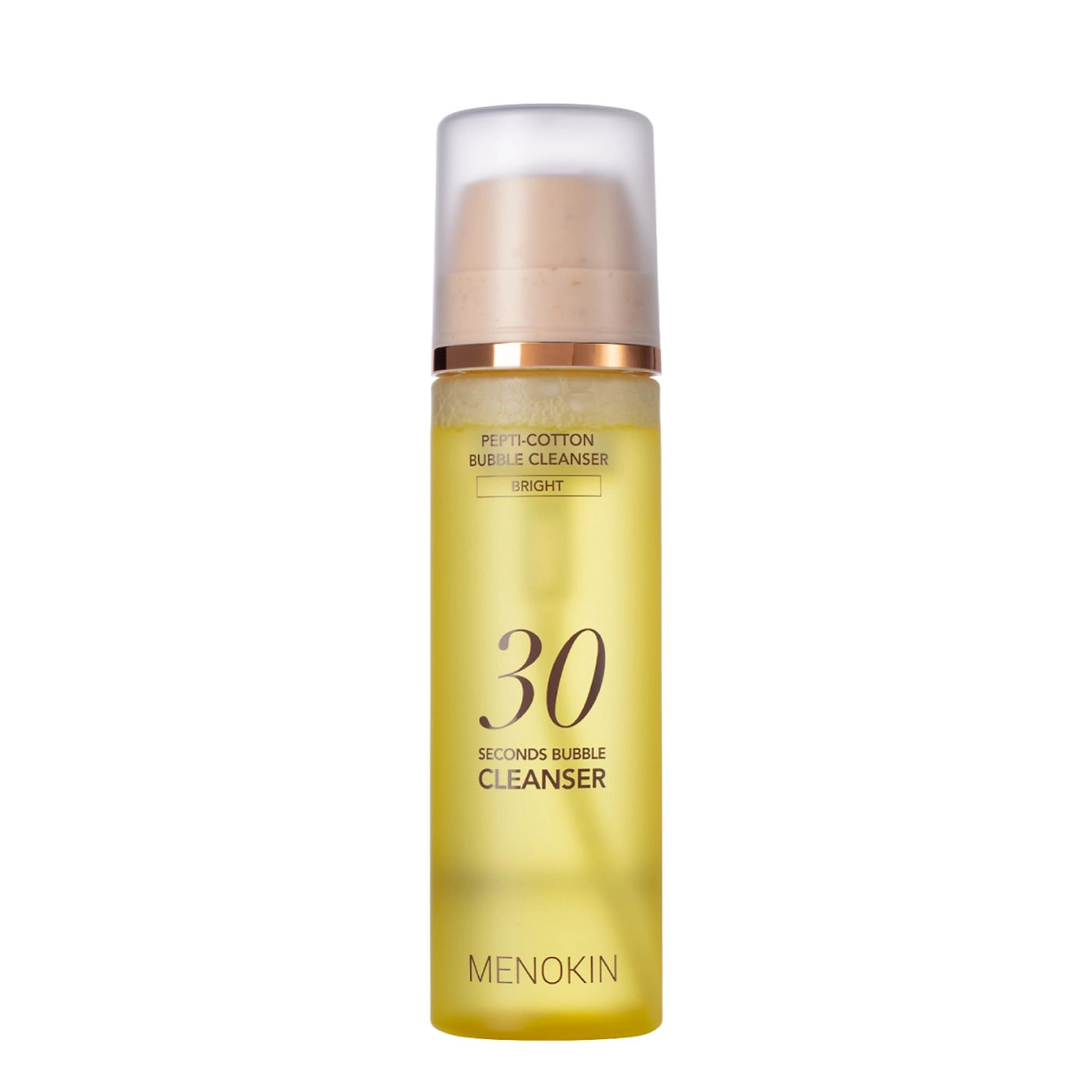 MENOKIN 30 Seconds Bubble Cleanser Bright - Rozjaśniająca Pianka do Mycia Twarzy z witaminą C 150ml