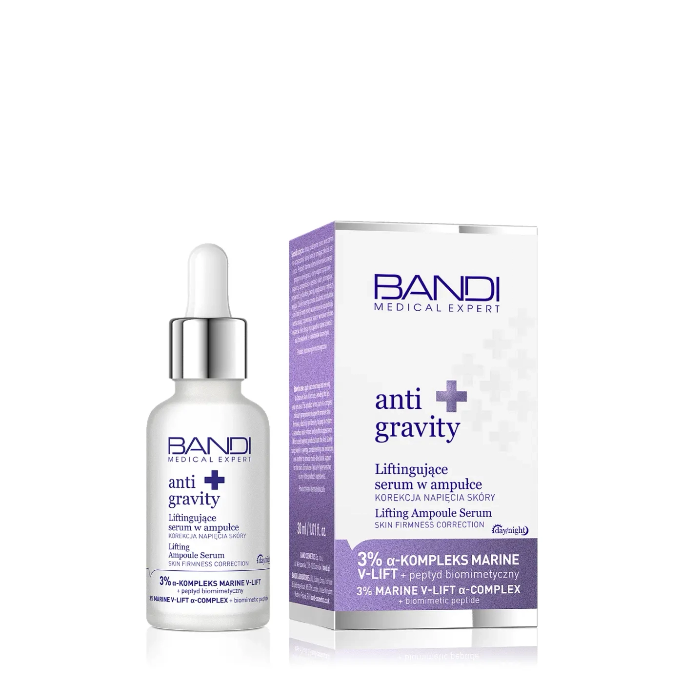 Bandi Professional Medical Expert anti gravity Liftingujące serum w ampułce korekcja napięcia skóry 30 ml