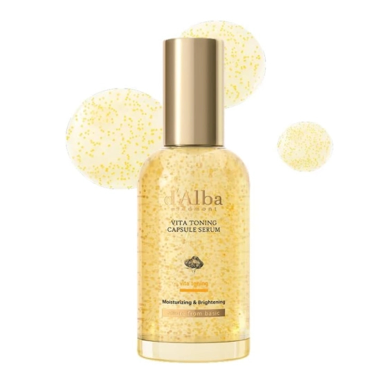 d'Alba Vita Toning Capsule Serum - Nawilżająco-Rozjaśniające Serum do Twarzy 100ml