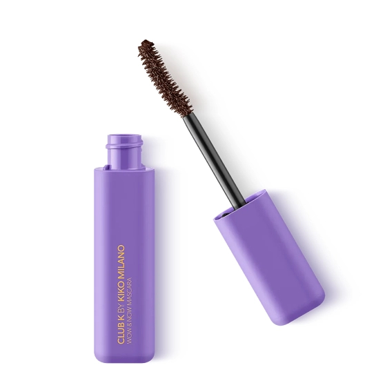 KIKO Milano Club K Wow & Now Mascara - Kolorowy tusz do rzęs dodający objętości, wydłużający i podkręcający 4