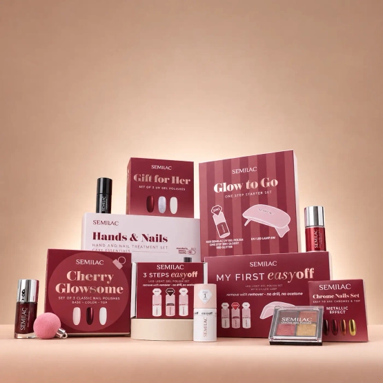 Semilac Hands & Nails Care Essentials - Zestaw do pielęgnacji dłoni i paznokci 
