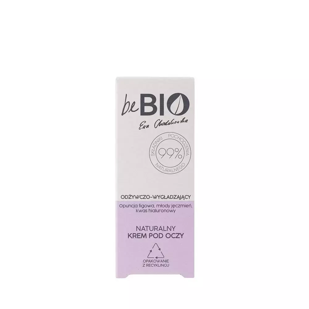 beBIO Naturalny krem pod oczy odżywczo-wygładzający 15ml