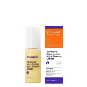 Dermz Labs Vitumisil Night Cream - Aktywny krem na noc dla skóry trądzikowej, z niedoskonałościami 50 ml